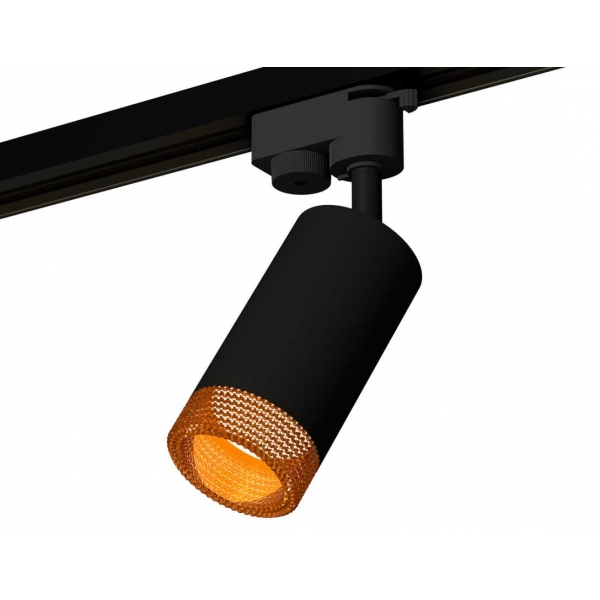 Комплект трекового светильника Ambrella light Track System XT6323084 SBK/CF черный песок/кофе (A2521, C6323, N6154)