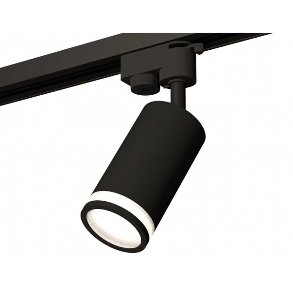 Комплект трекового светильника Ambrella light Track System XT6323101 SBK/FR черный песок/белый матовый (A2521, C6323, N6221)