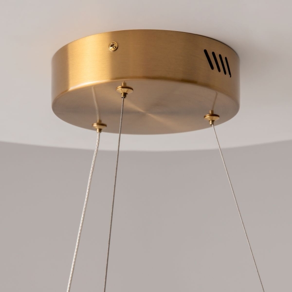 Подвесная светодиодная люстра Maytoni Saturno MOD415PL-L36BS4K