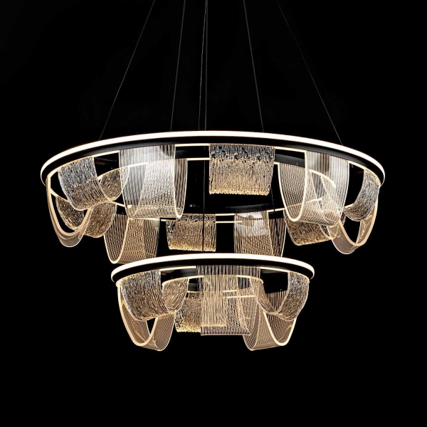 Подвесной cветильник LED4U L7706-800-460 BK