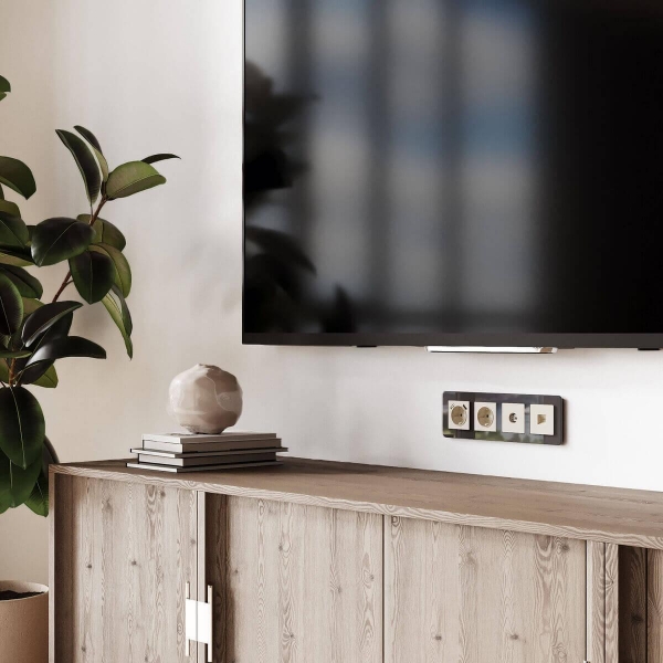 ТВ-розетка оконечная Werkel айвори матовый W1183062 4690389192302