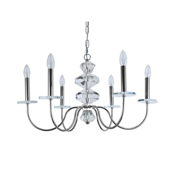 Люстра NEWPORT 3876/С nickel