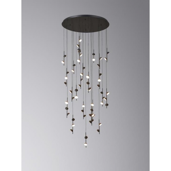 Люстра подвесная Alfa Light F3024-16 BLACK