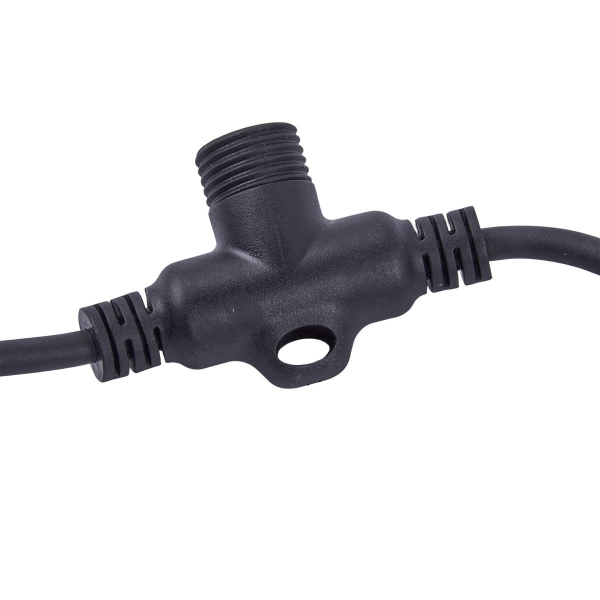 Провод-шина для гирлянд Uniel UCX-F90 T20/2M/BK UL-00013217