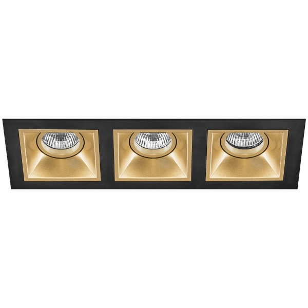 Комплект из светильников и рамки Lightstar Domino Quadro (214537+214503+214503+214503) D537030303