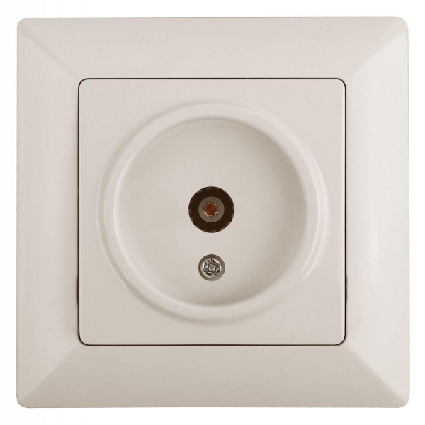 ТВ-розетка ЭРА Intro Solo слоновая кость 4-301-02 Б0043369