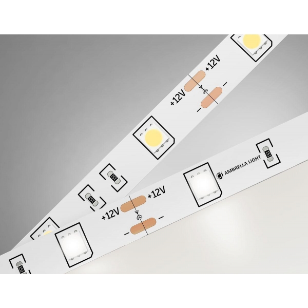 Светодиодная лента Ambrella Light 7,2W/m 30LED/m 5050SMD дневной белый 5M GS1802