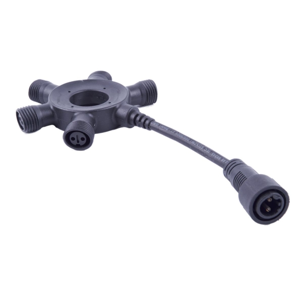 Соединитель для гирлянд Uniel UTC-F90 Y6 BLACK UL-00013230