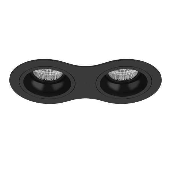 Комплект из светильников и рамки Lightstar Domino Round (214627+214607+214607) D6270707