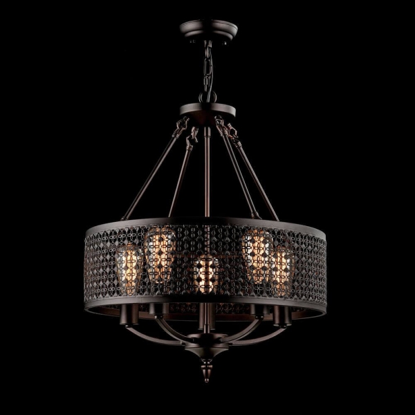 Подвесная люстра Freya Conte FR4166-PL-05C-BL