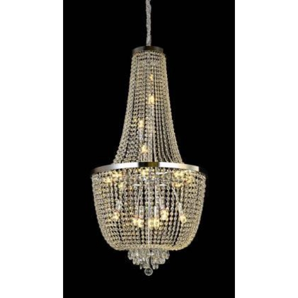 Люстра подвесная Alfa Light F3624-10 E14*21 CH