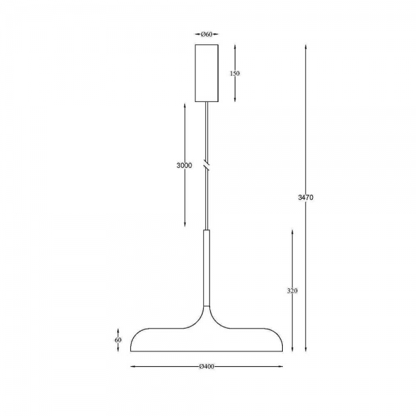 Подвесной светодиодный светильник Maytoni Gerhard MOD189PL-L18B3K1