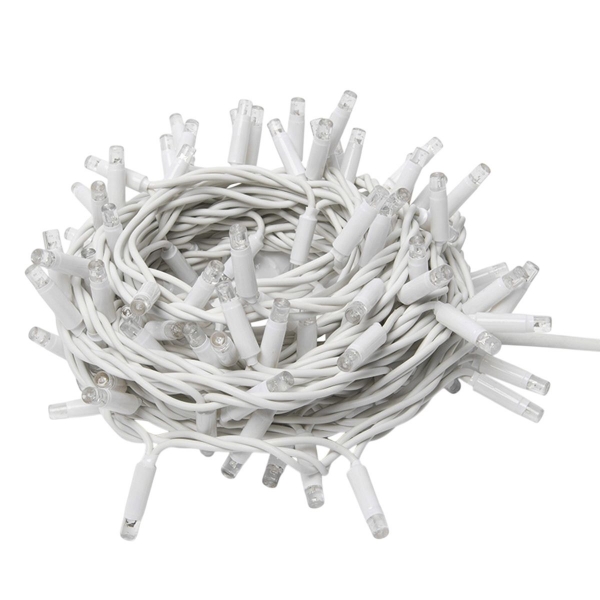 Светодиодная гирлянда Uniel без вилки белый ULD-F90PRO S10M-100/TWK WH UL-00013211