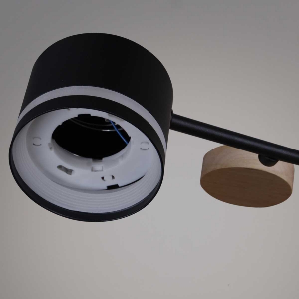 Люстра Reluce 68730-0.3-10 GX53 BK+WOOD