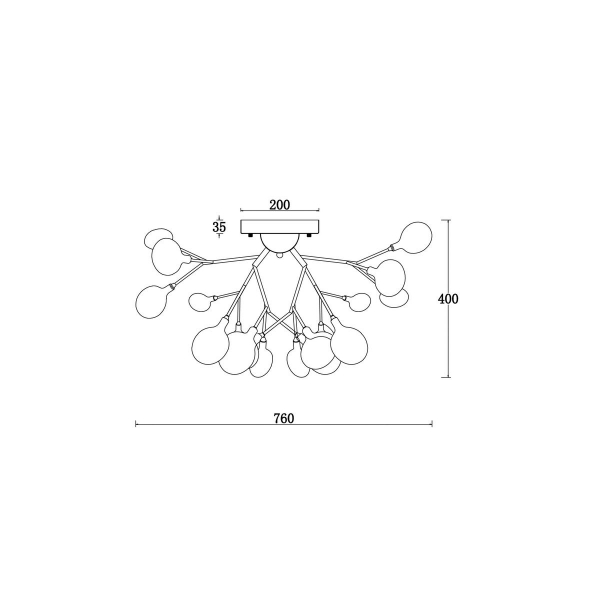 Потолочная люстра Freya Florencia FR5049CL-27W2