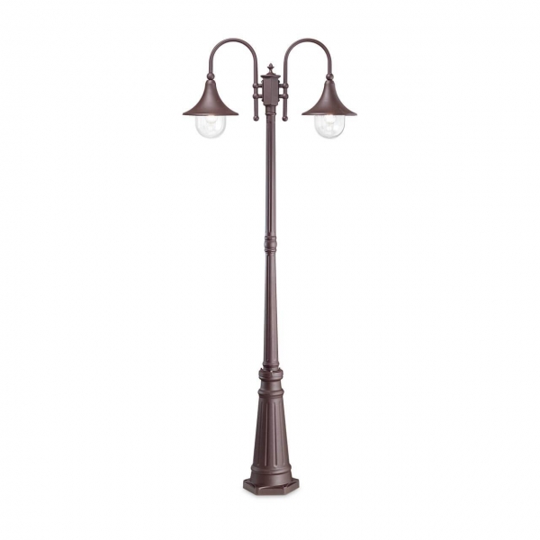 Садово-парковый светильник Ideal Lux Cima PT2 Coffee 246840