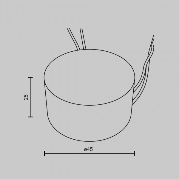 Блок питания Maytoni Technical Triac 23-40V 12W IP20 0,3A PSL-TR40-300mA