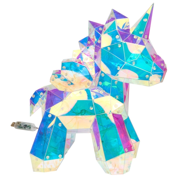 Светильник декоративный Единорог с USB проводом 60 светодиодов RGB свет Uniel ULD-R503 USB/RGB UNICORN UL-00011053