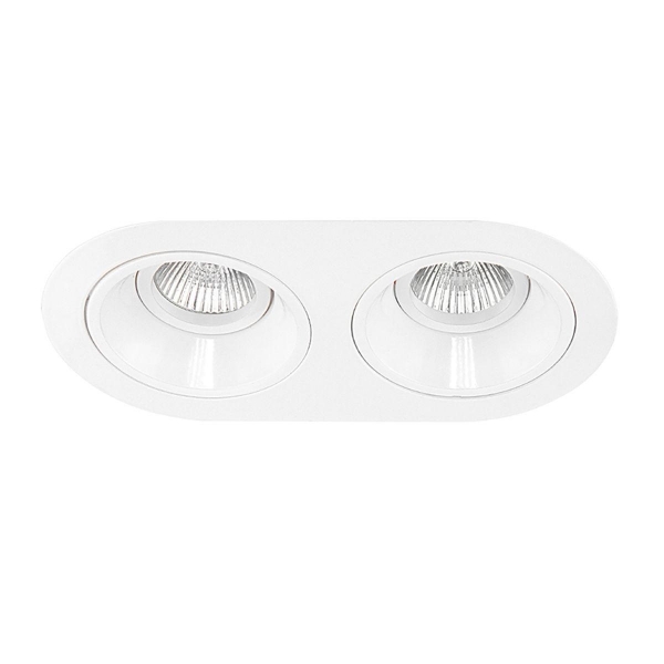 Комплект из светильников и рамки Lightstar Domino Round (214656+214606+214606) D6560606