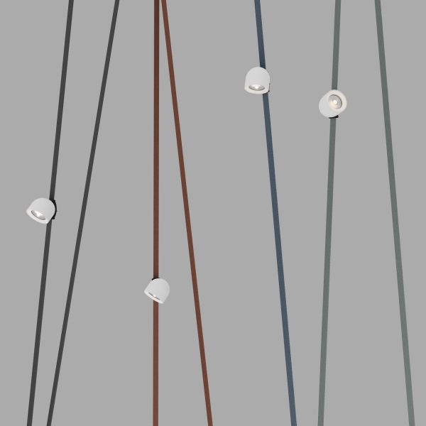 Трековый светодиодный светильник Denkirs Belty Spot DK5540-WH+BK