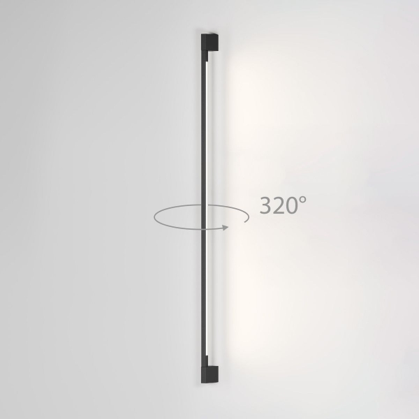 Уличный настенный светодиодный cветильник Elektrostandard Argos 35121/D черный a069887