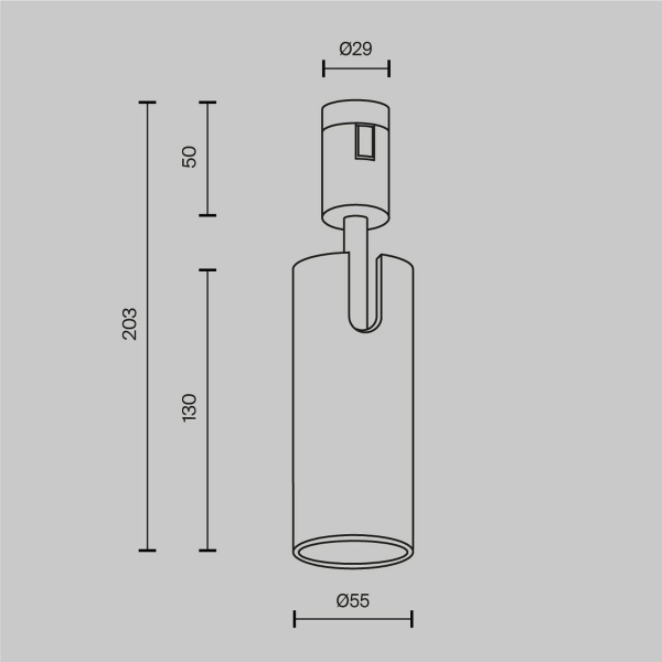 Трековый светильник  Maytoni Technical Focus Led TR144-1-12W4K-W-B