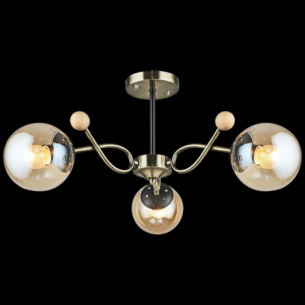 Потолочный светильник Reluce 02021-0.3-03 AB+BK