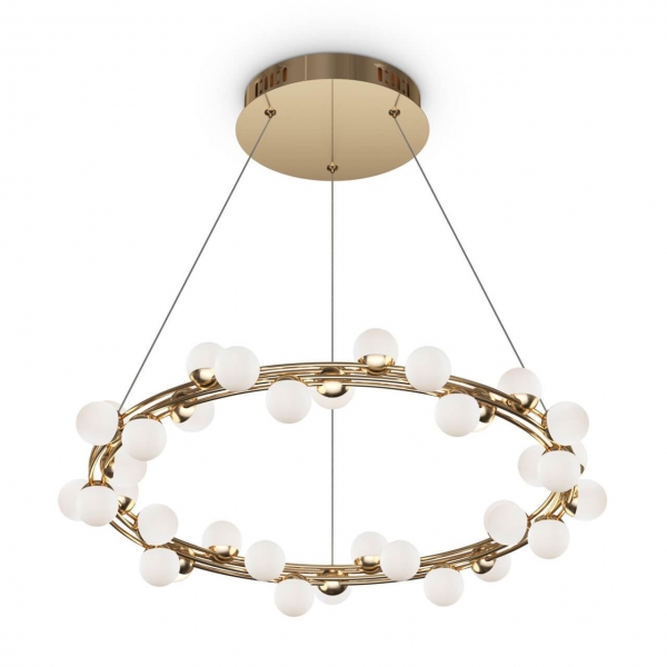 Подвесная светодиодная люстра Maytoni Tessara MOD081PL-L50G3K