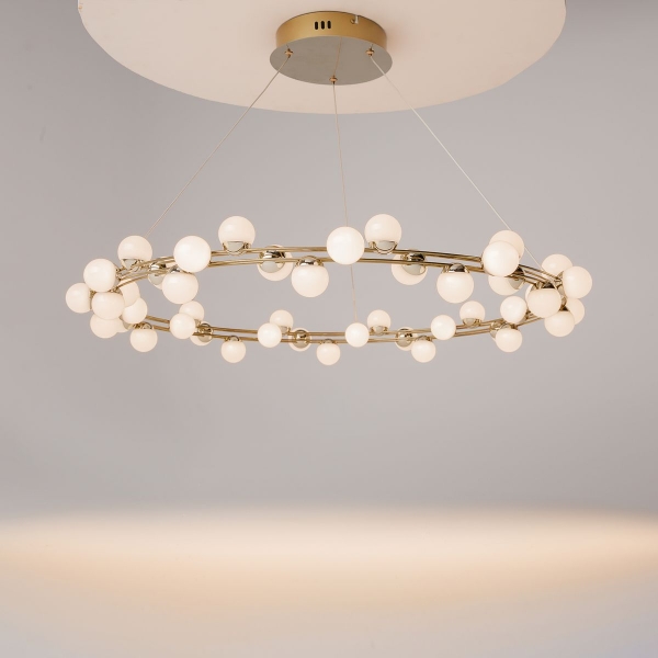 Подвесная светодиодная люстра Maytoni Tessara MOD081PL-L50G3K