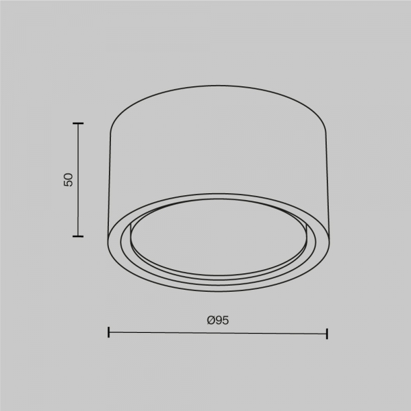 Потолочный светильник Maytoni Technical C001CL-GX53-W