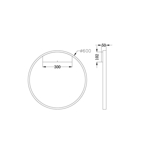 Настенный светильник Maytoni Rim MOD058WL-L35W4K