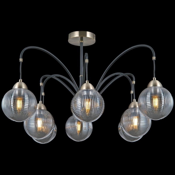 Потолочный светильник ILLUMICO IL0433-8PSQ-79 BK AB