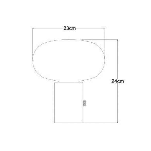 Настольная лампа Lucide Charlize 03520/01/65
