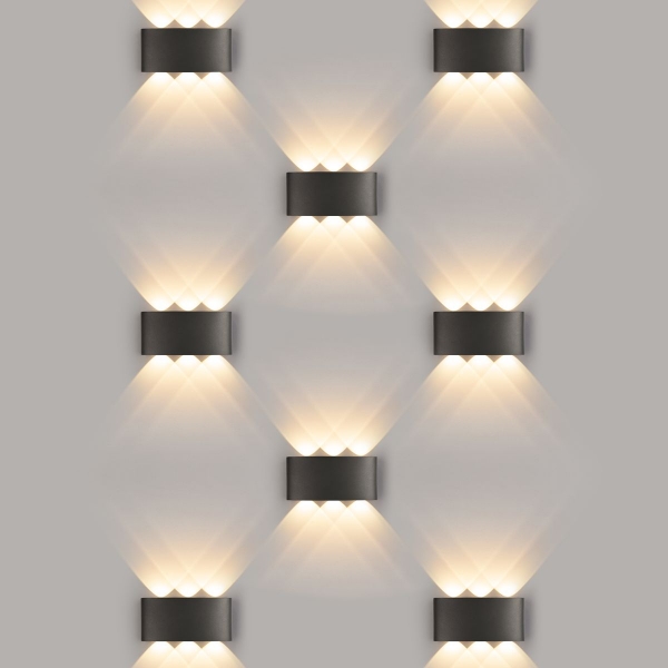 Уличный настенный светодиодный светильник Elektrostandard 1551 Techno Led черный a049671