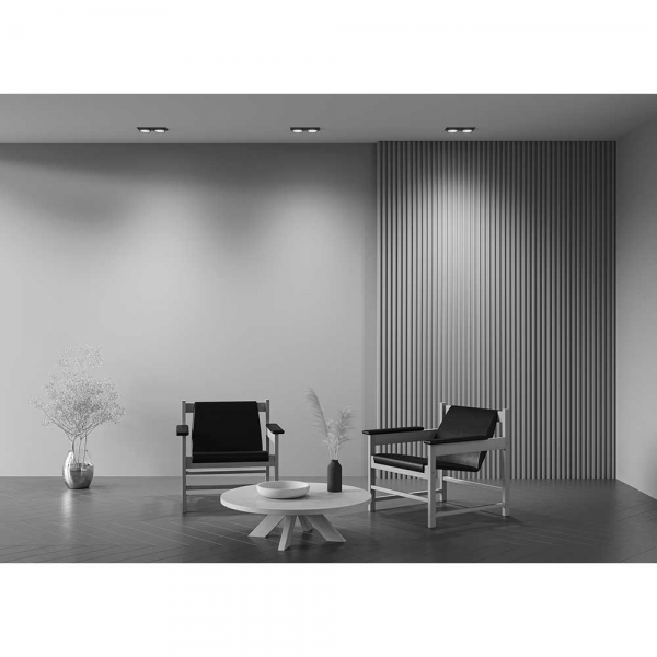 Встраиваемый светильник Maytoni Technical Hoop DL086-02-GX53-SQ-B