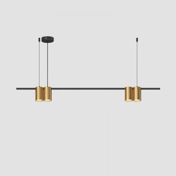 Подвесная люстра Denkirs Orbit DK4061-BK+SG