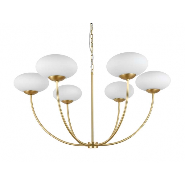 Люстра NEWPORT 3916/С brass