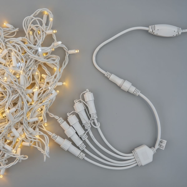 Провод-разветвитель для гирлянд Uniel UCX-F90 S5/0.4M/WH UL-00013236