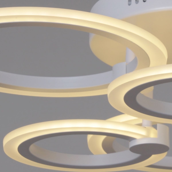 Потолочная светодиодная люстра Reluce 09502-0.3-3+3 WH