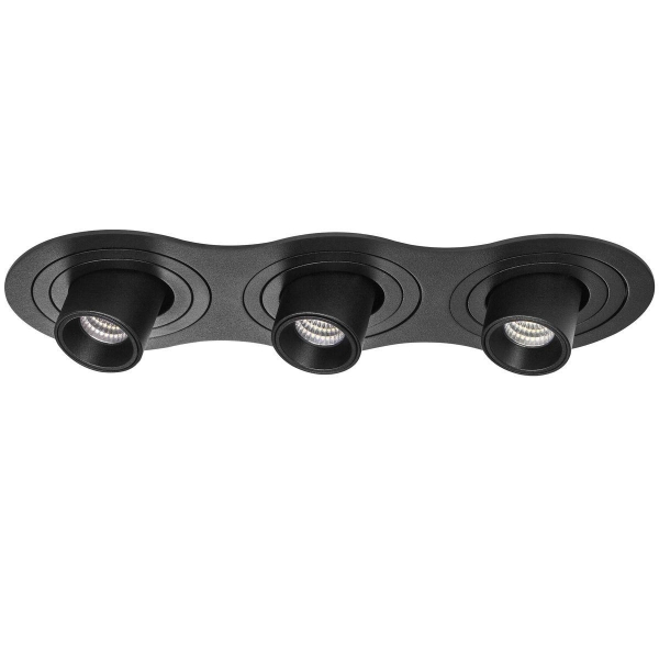 Комплект из светильника и рамки Lightstar Intero Tubo (217637+217174+217174+217174) i637174
