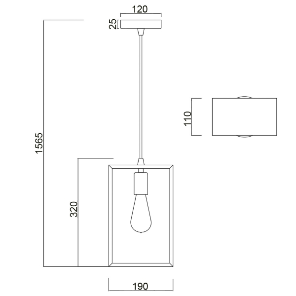 Подвесной светильник Vele Luce Thomas VL6432P21