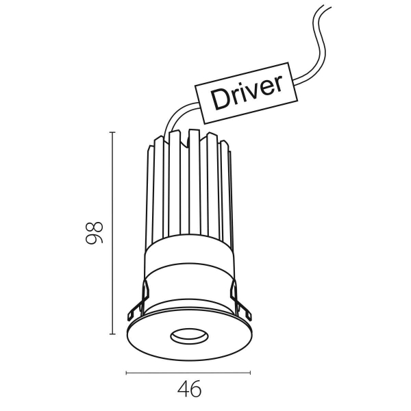 Светильник светодиодный встраиваемый Spira Slim Lightstar 074336