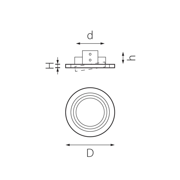 Комплект из светильника и рамки Lightstar Intero 111 (217919+217906) i91906