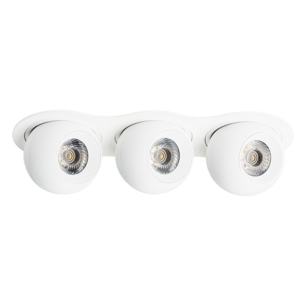 Комплект из светильника и рамки Lightstar Intero Ball (217636+217062+217062+217062) i636626262