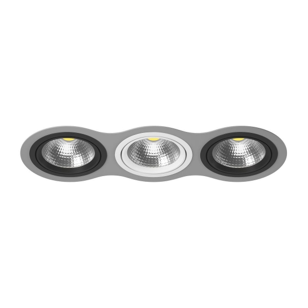 Комплект из светильника и рамки Lightstar Intero 111 (217939+217907+217906+217907) i939070607