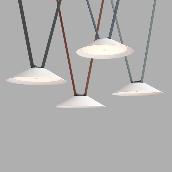 Трековый светодиодный светильник Denkirs Belty Flow DK5564-WH+BK