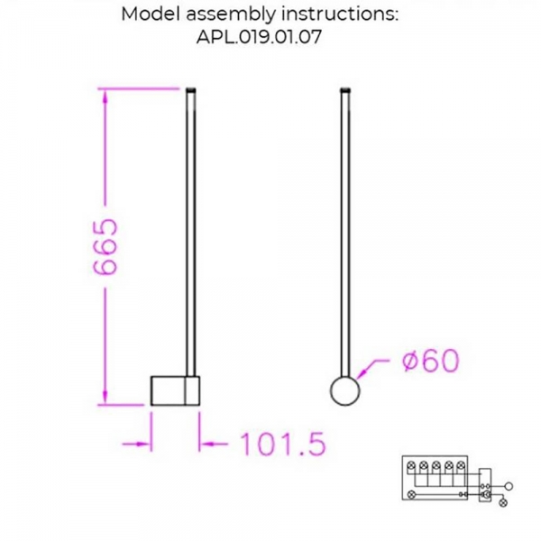 Бра Aployt Merian APL.019.01.07