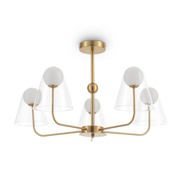 Потолочная люстра Freya Doublety FR5382PL-05BS