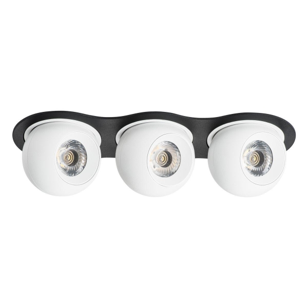 Комплект из светильника и рамки Lightstar Intero Ball (217637+217064+217064+217064) i637646464