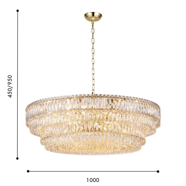 Подвесная люстра Favourite Adamas 4781-24P